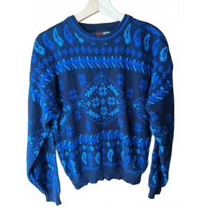 Women’s Vintage Colorful 90s Sweater Sz Large